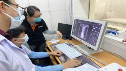 Hoàn thành bàn giao, lắp đặt, chạy thử, hướng dẫn sử dụng máy X quang kỹ thuật số chụp tổng quát tại Bệnh viện Đa khoa huyện Đan Phượng
